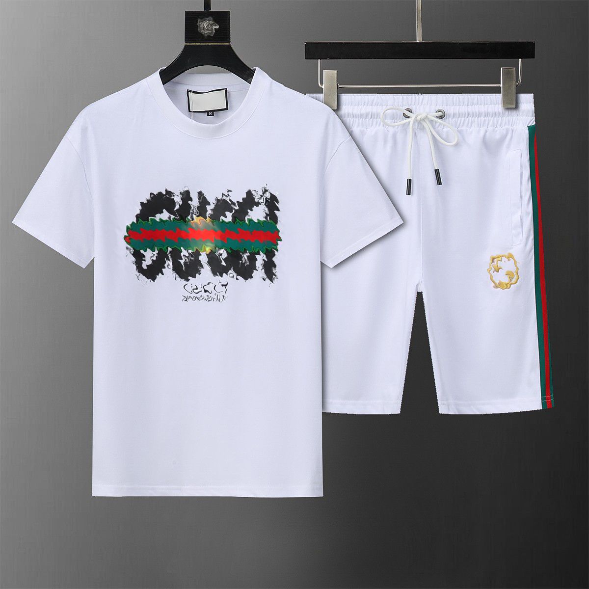 T-shirt + shorts set white