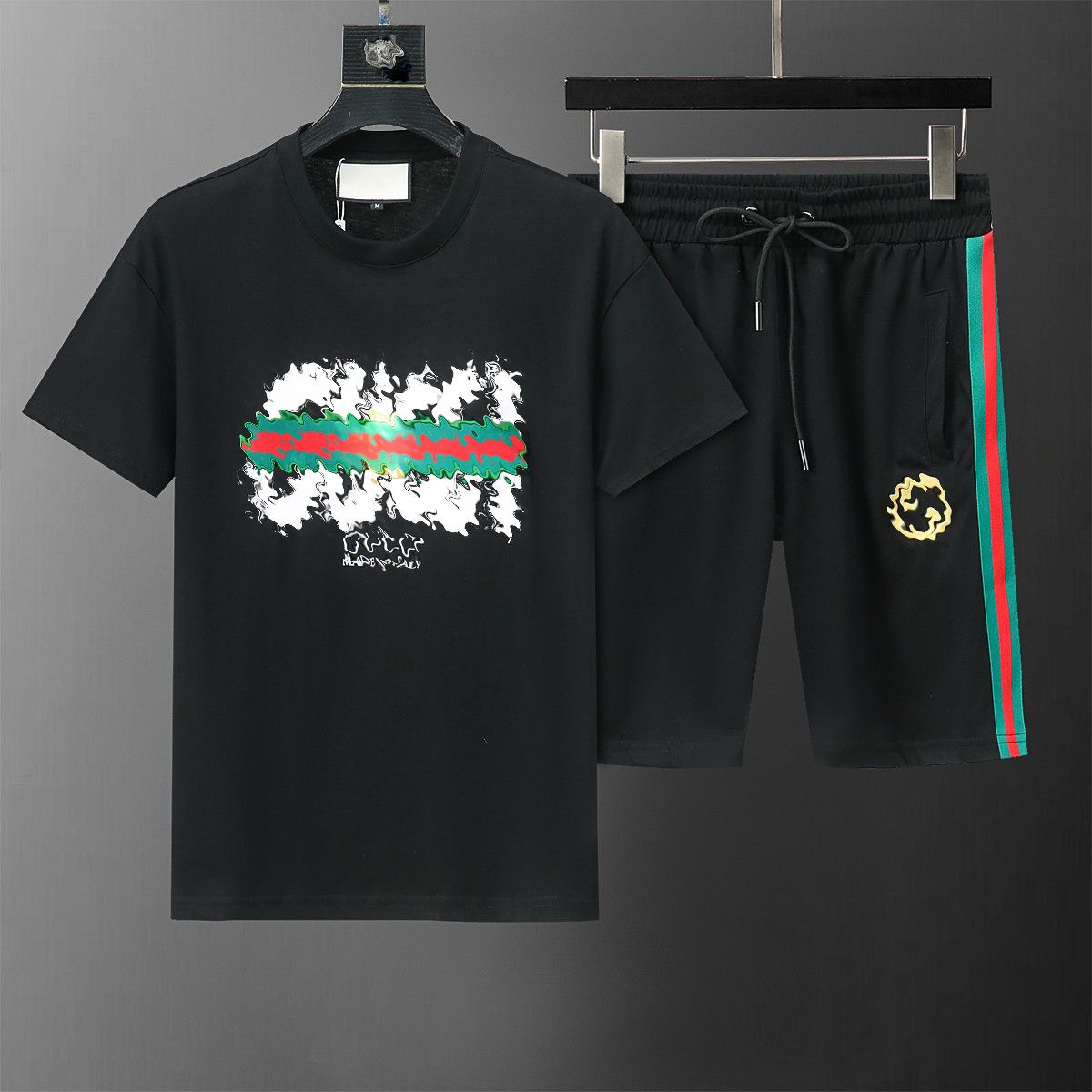 T-shirt + shorts set black