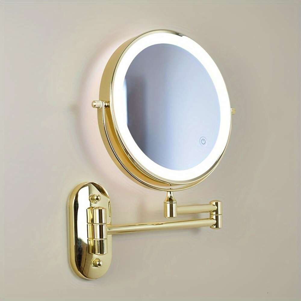 Golden-Double-sided Mirror 1x/10x