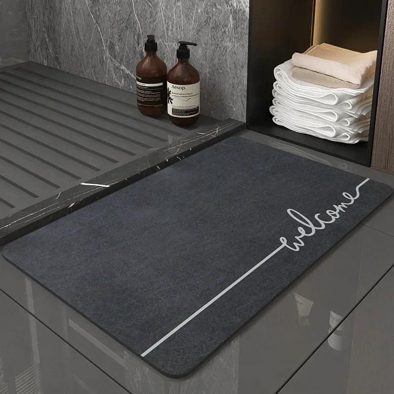 S 40x60 cm S4 Tappetino da bagno nero