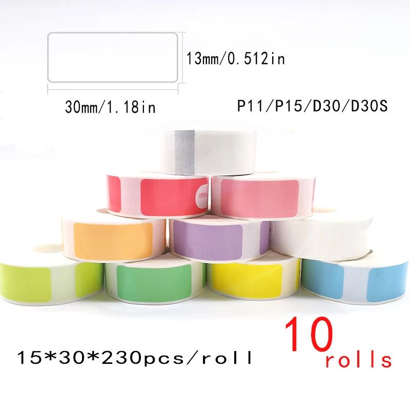 10rolls Mix 15x30