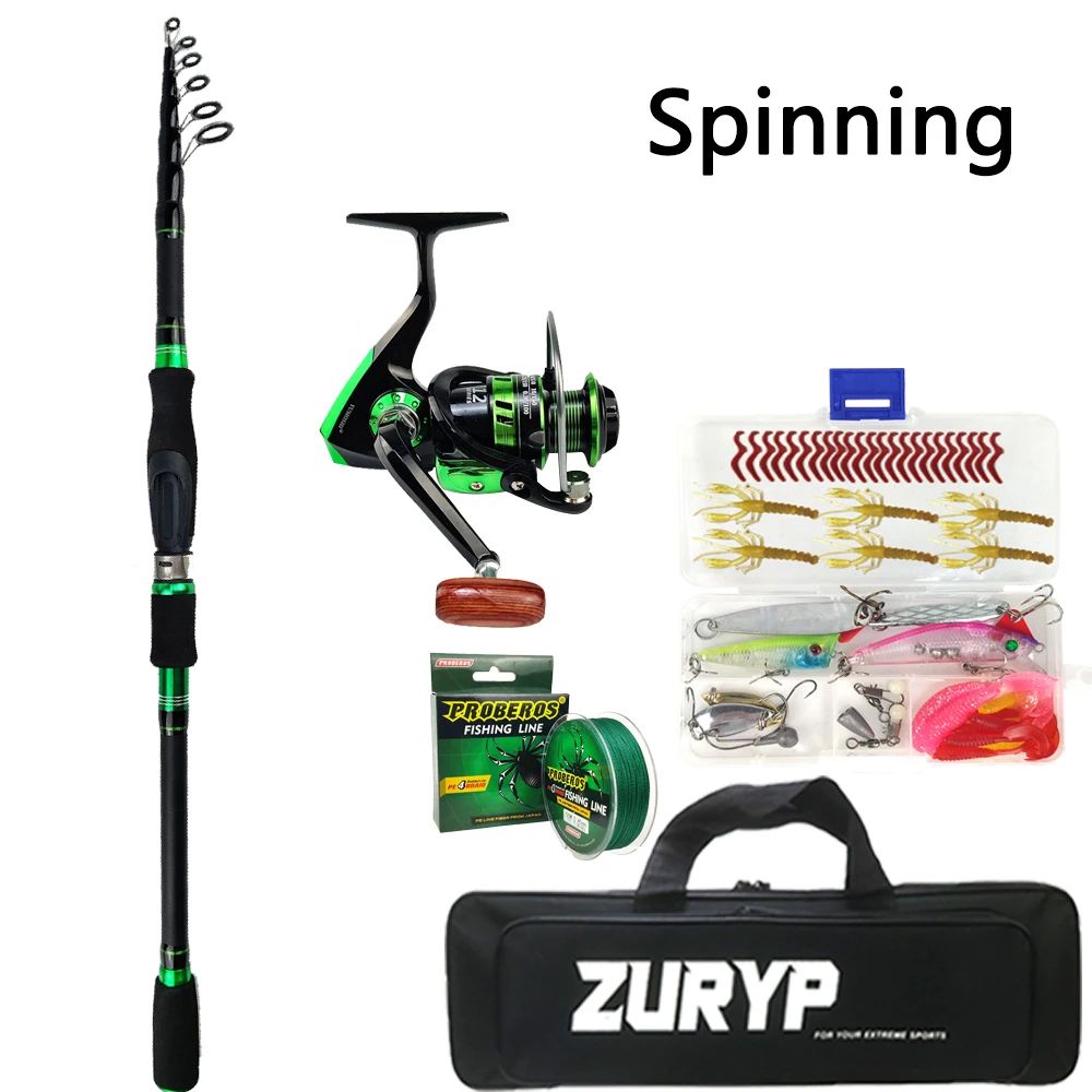 Color:Spinning rod kit EBundles:2.1m