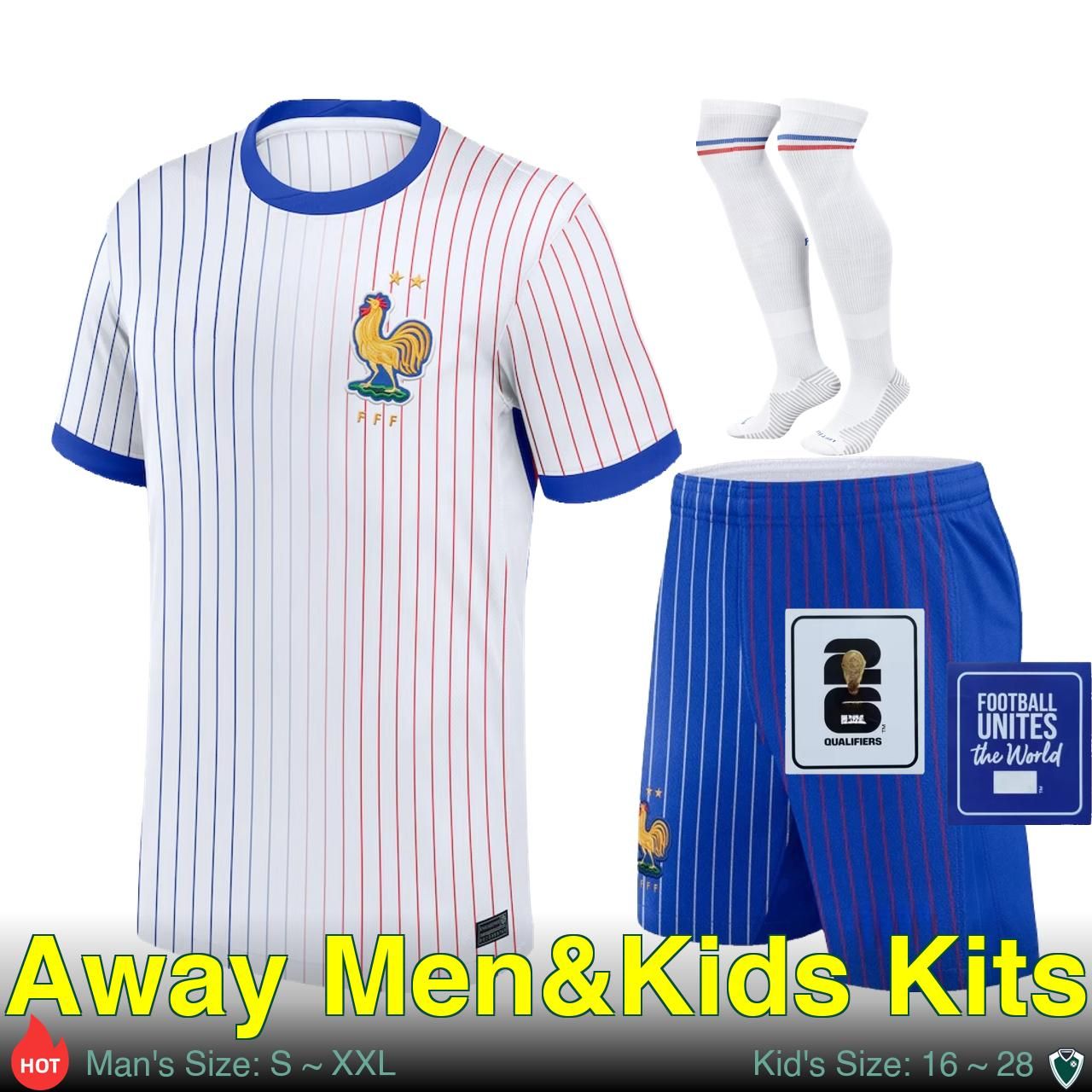 Away Fans Kits(Man+Kid)+QUALIFIERS