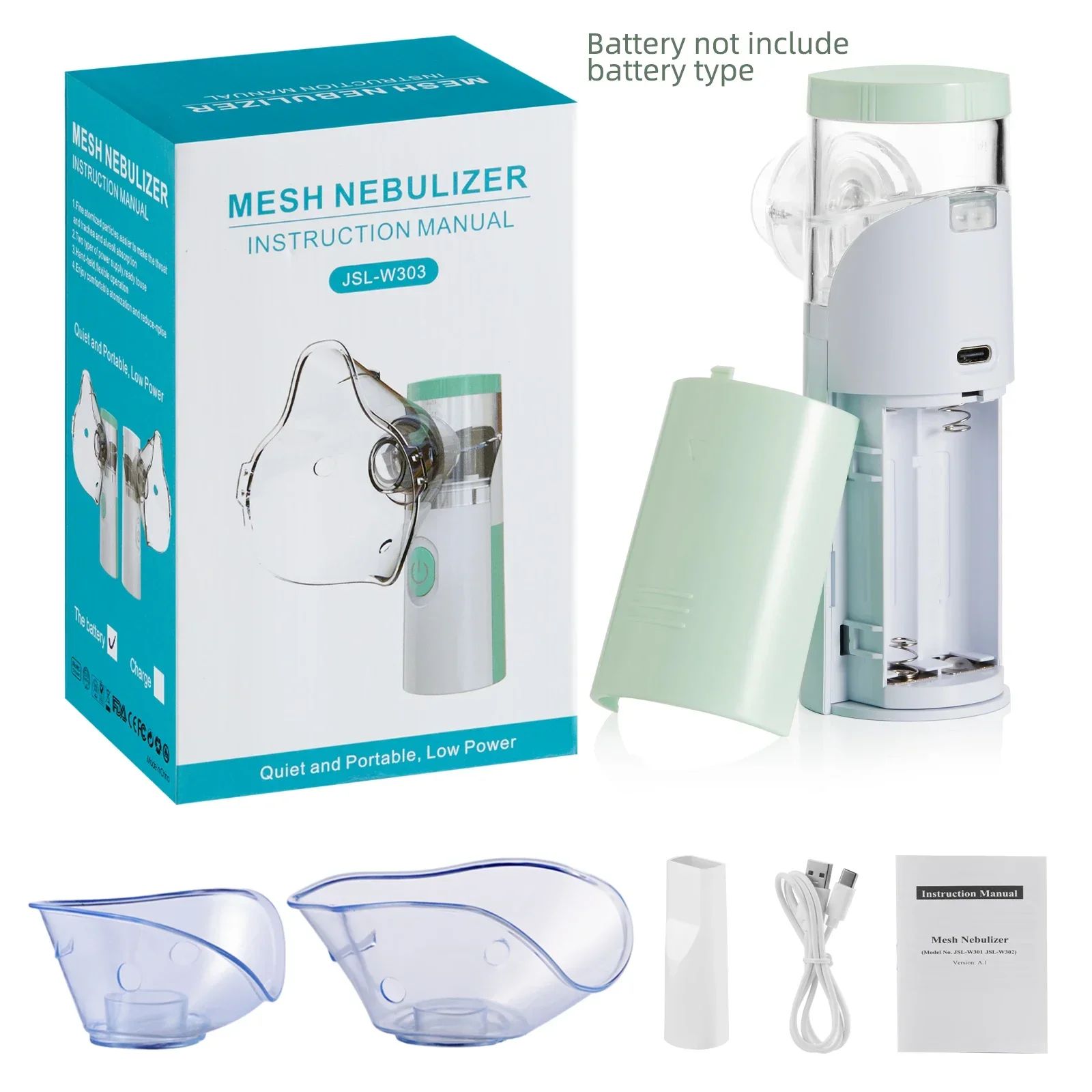 Color:Nebulizer-no battery