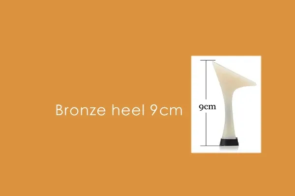 Bronze heel 9cm