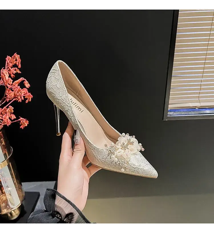Light gold 10cm heel