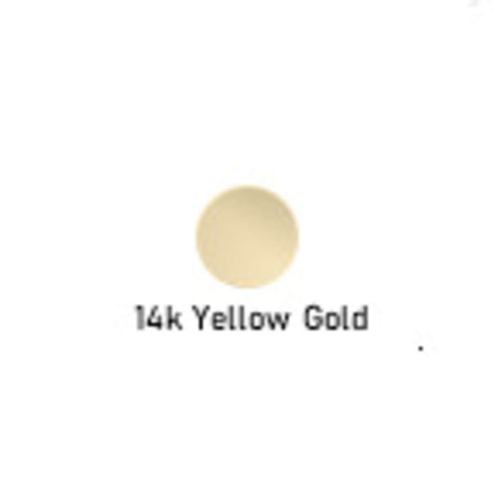 Or jaune 14K-0,5CT (1CT/paires)
