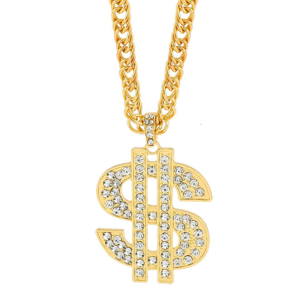 Collier symbole du dollar