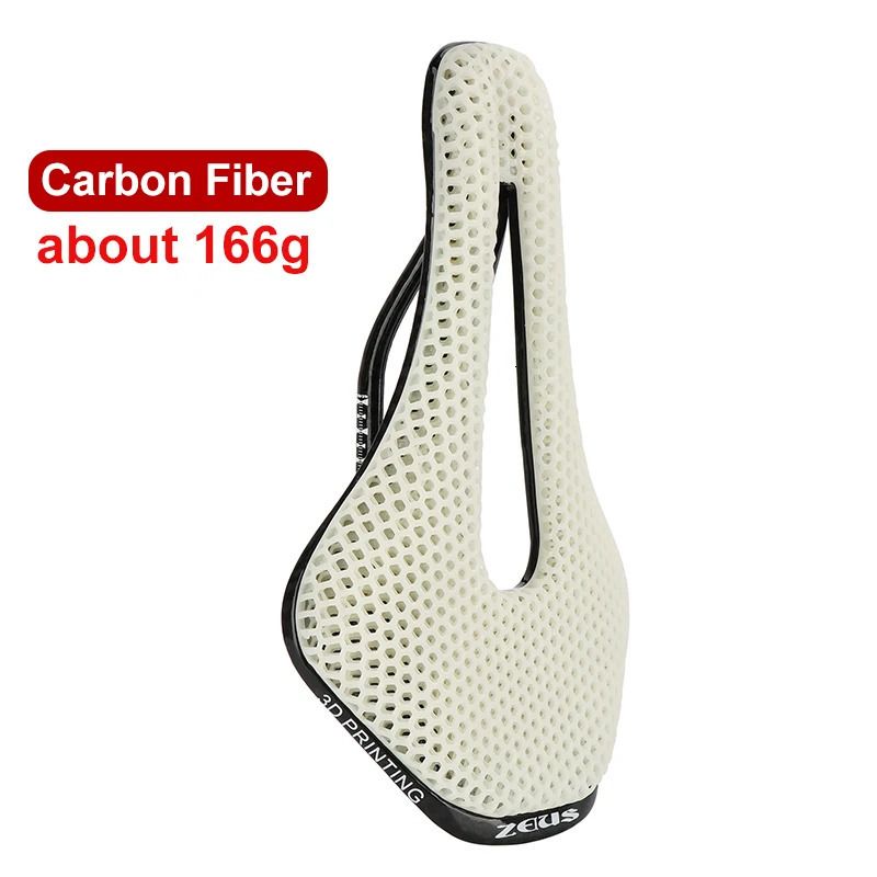 Carbon Saddle White