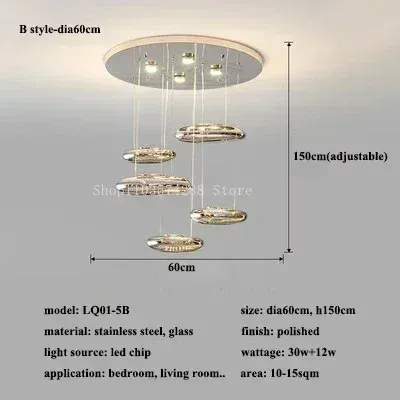 CHINA white light(6000K) B style-dia60cm