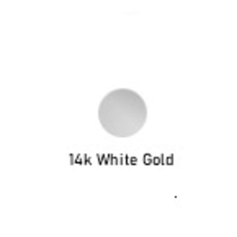 Or blanc 14K-0,5CT (1CT/paires)