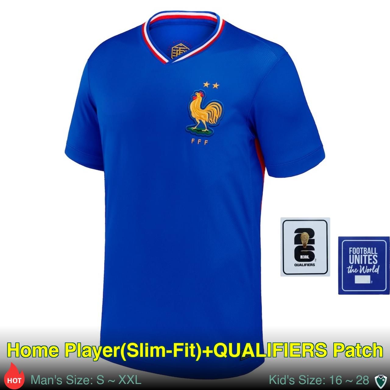 Home Fans Kits(Man+Kid)+EURO CUP