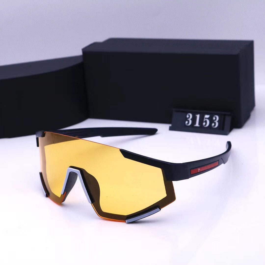 Black Big Framed Yellow Lenses