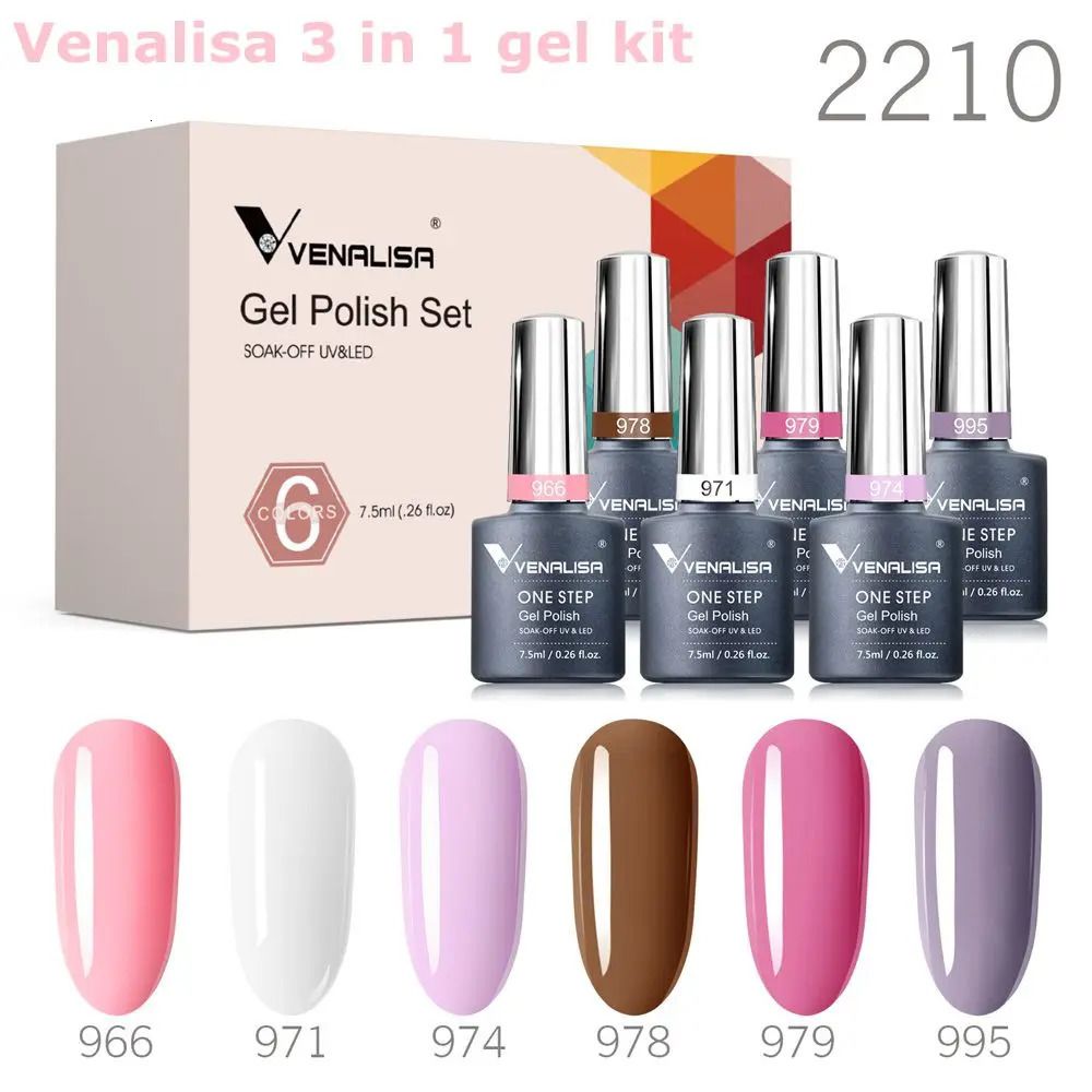 2210 --6pcs 3in1 Gel