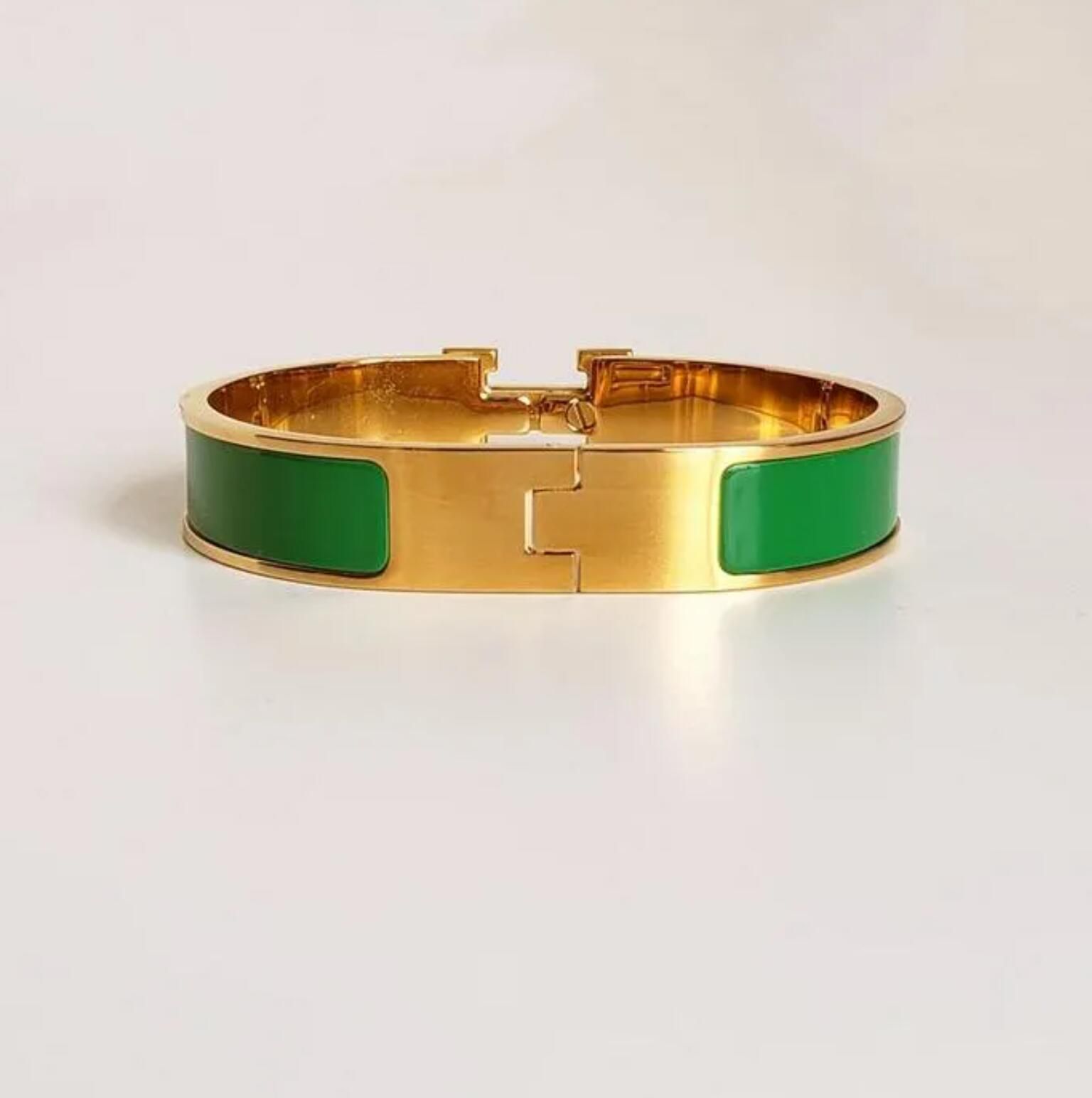 17 cm Gold+green for woman