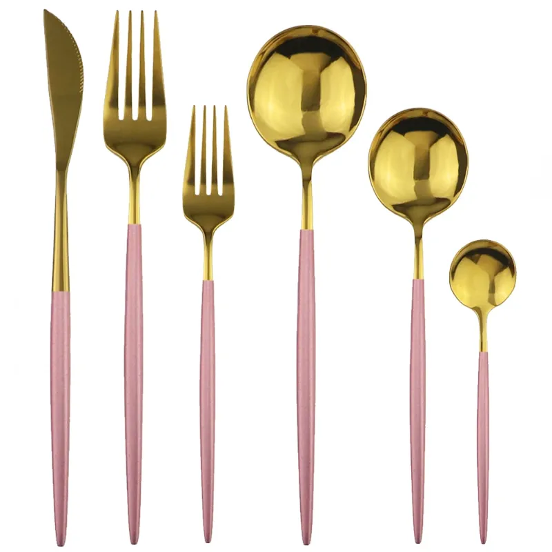 4 Set Rosa Gold