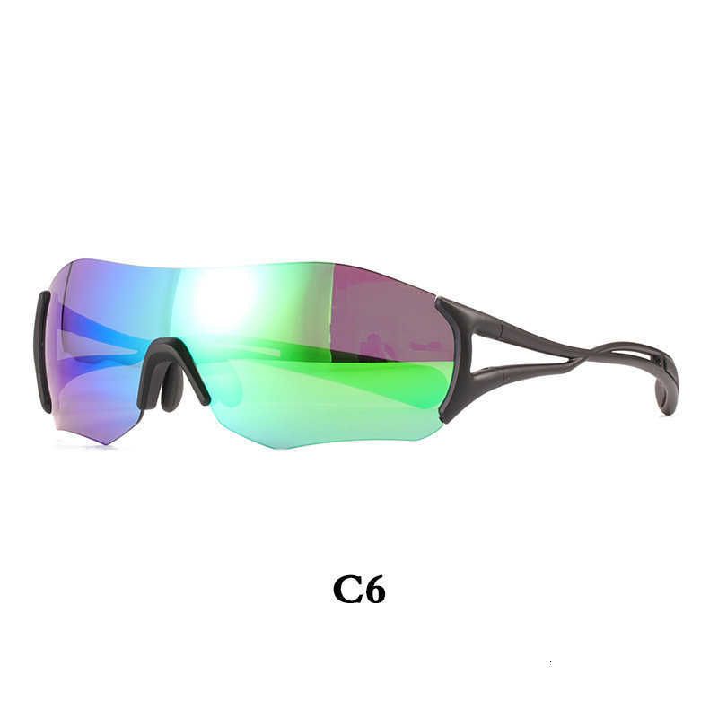 C6 Black Frame Ice Green Lens