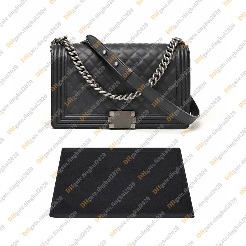 28cm Black Caviar & Silver Hardware