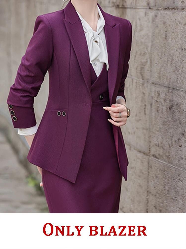 Purple Blazer