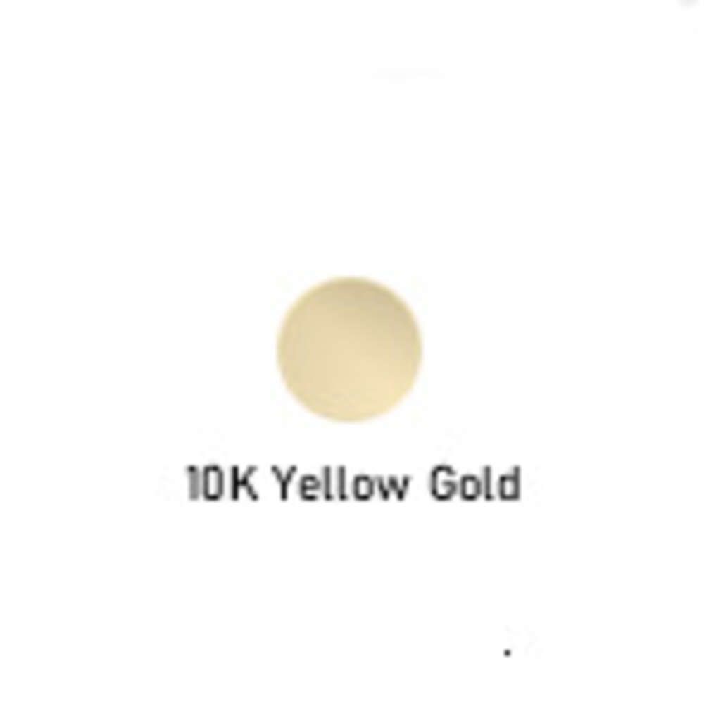 Or jaune 10K-0,5CT (1CT/paires)