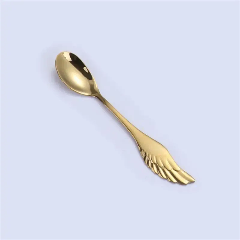 Gold silver spoon