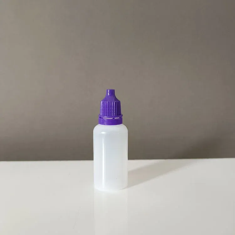 15ml Çin Plastik Mor Kapağı