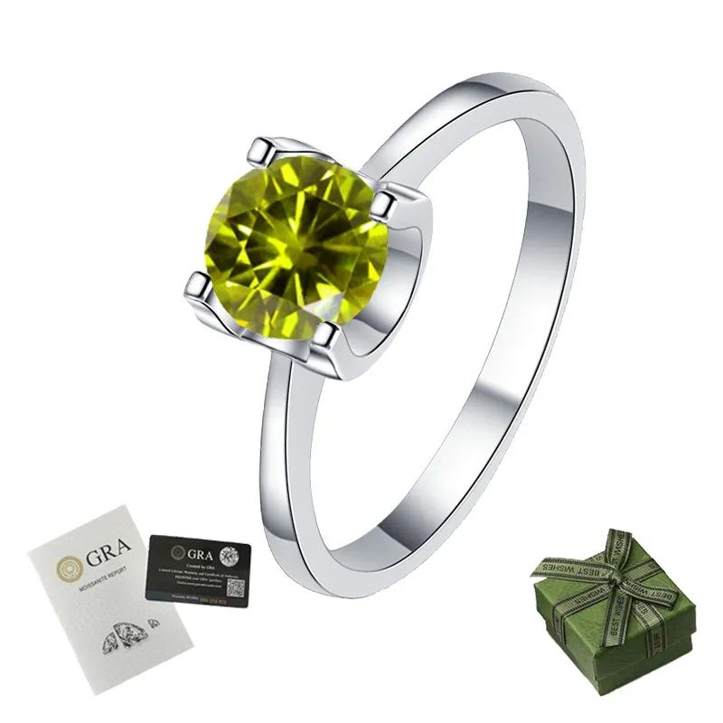 1 CT Moissanite Peridoto (JZ0006)