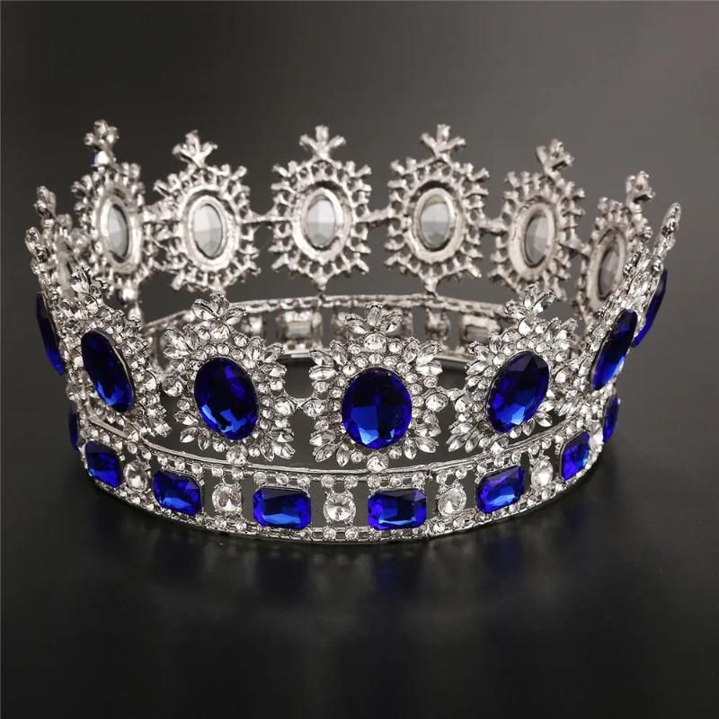 CHINA Tiaras Prata com RoyalBlue