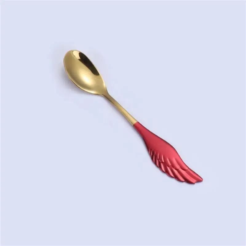 Red gold spoon