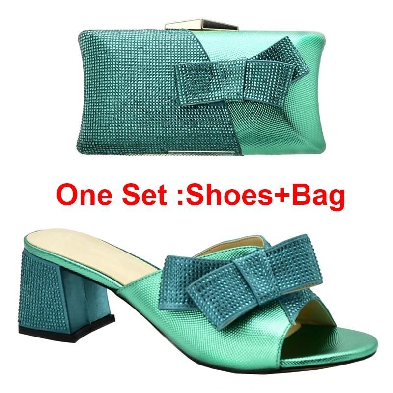 Green Shoes and Bag