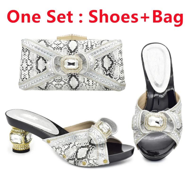 Silver Shoes and Bag