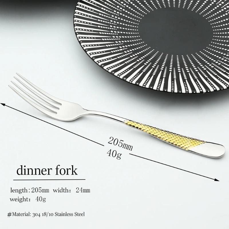 1pcs Gold fork