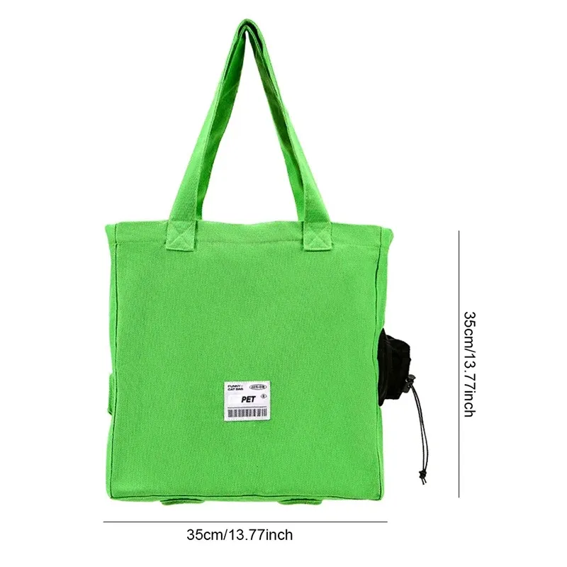 36X36X16см Китайская зеленая сумка для кошек