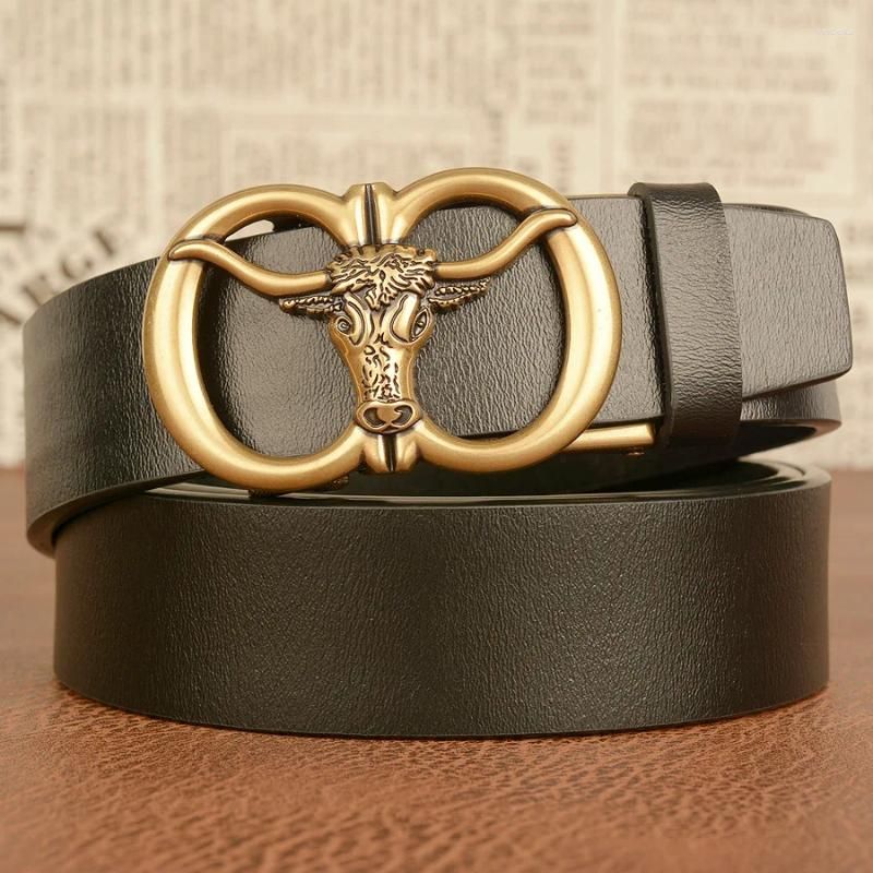 Gold buckle black