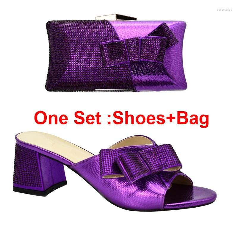 Purple Shoes and Bag