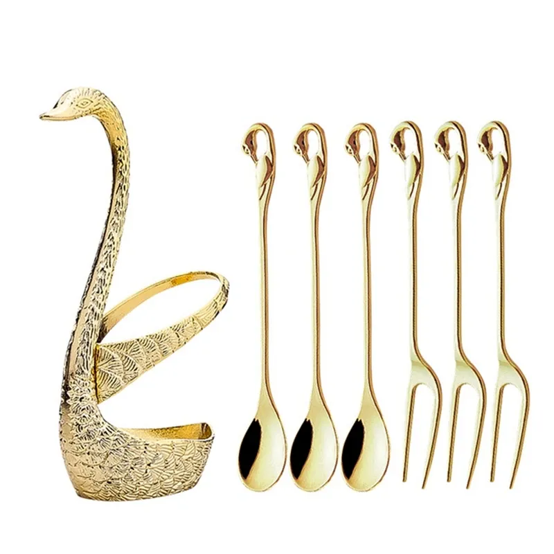 Gold spoon  fork