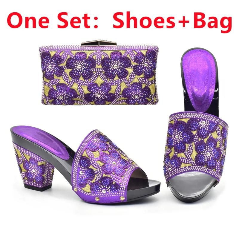 Purple Shoes and Bag