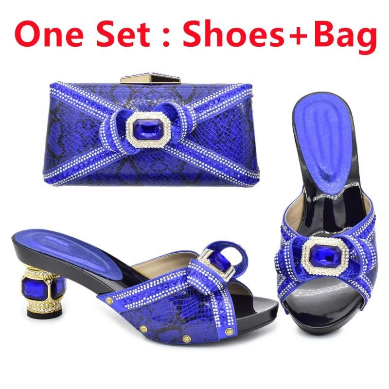 Blue Shoes and Bag