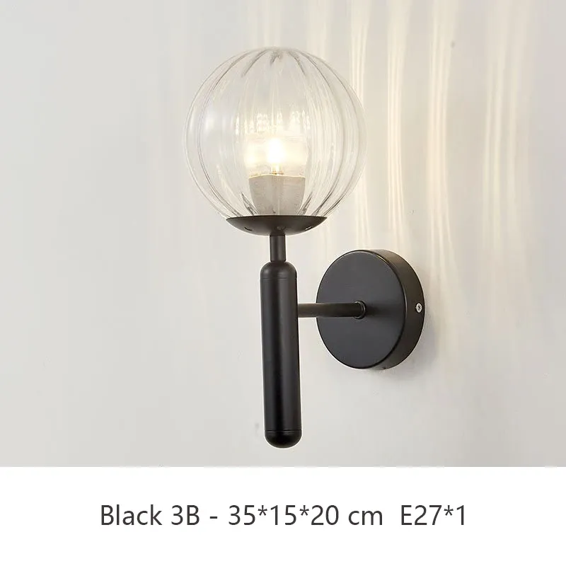 E27 LED -glödlampa x 1 svart 3b