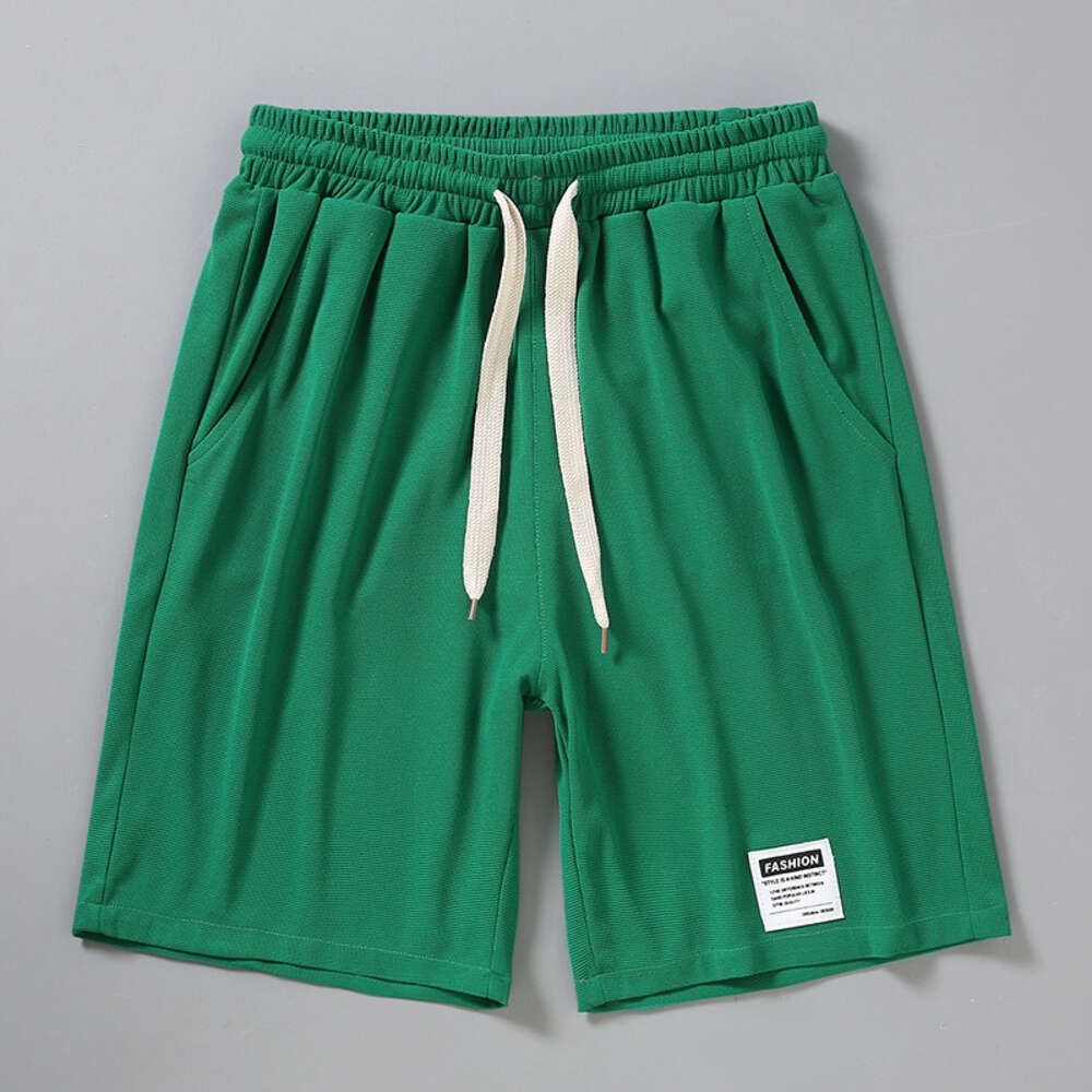 01 New Green Waffle Shorts