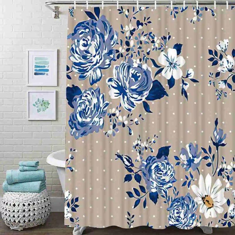 CINA 150x180 cm Fiore di inchiostro blu