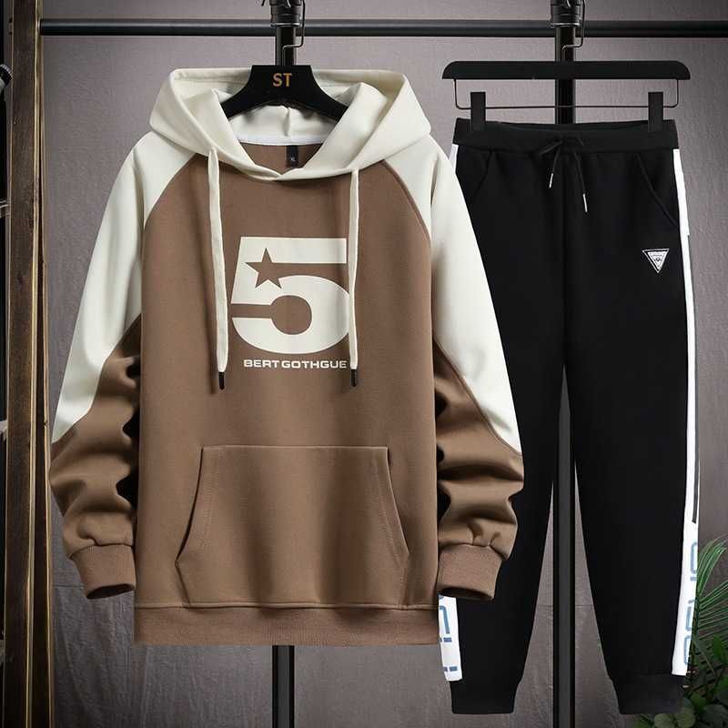 732 Coffee Color (hoodie+pants)
