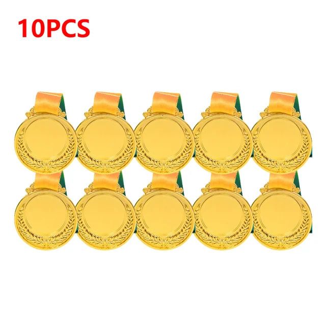 10pcs Gold