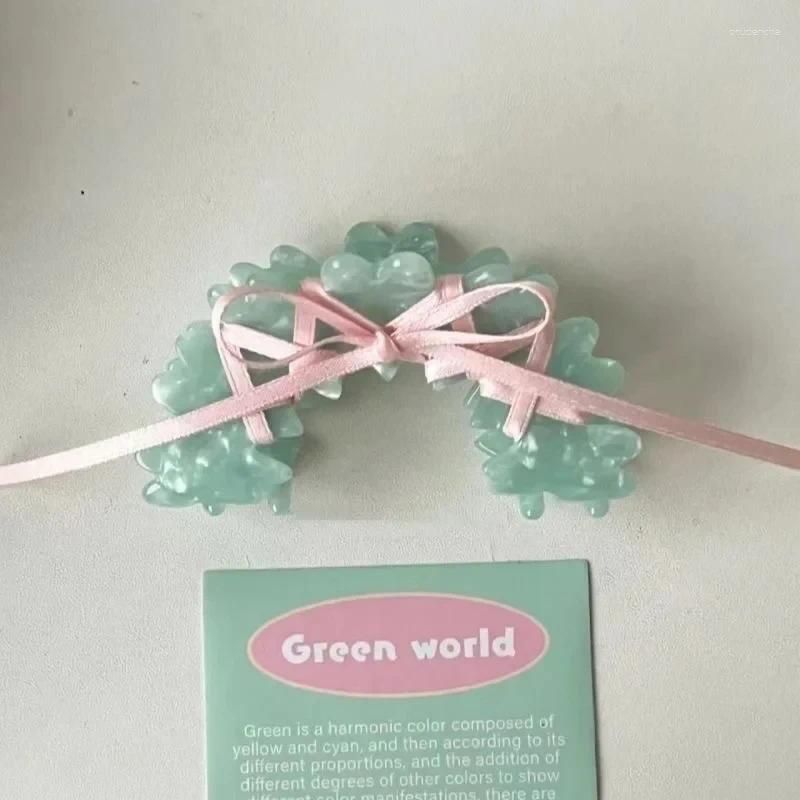 Green-Single ribbon