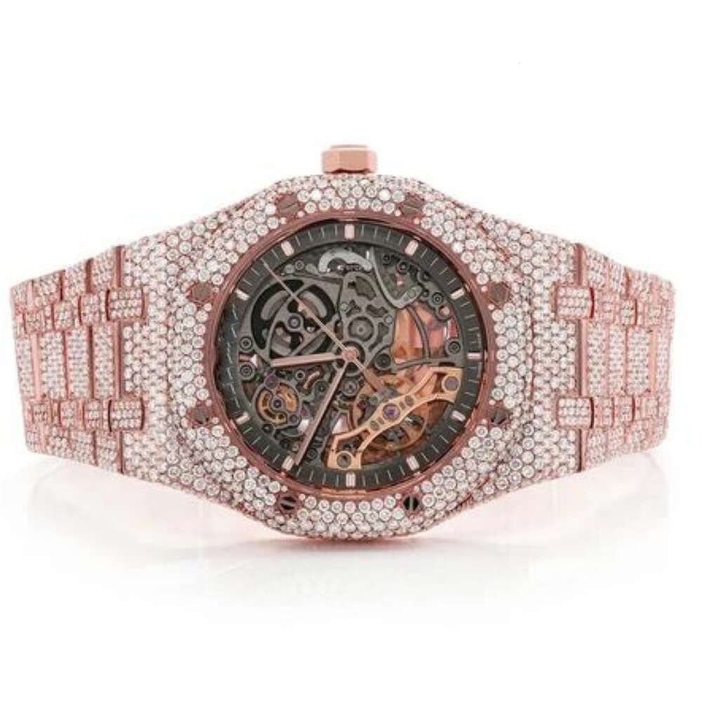 Multi Color-Iced out Diamond watch