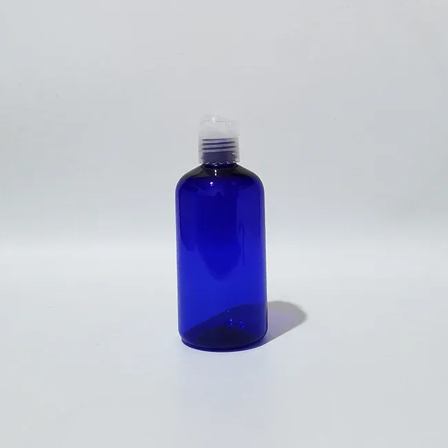 Niebieska butelka przezroczysta