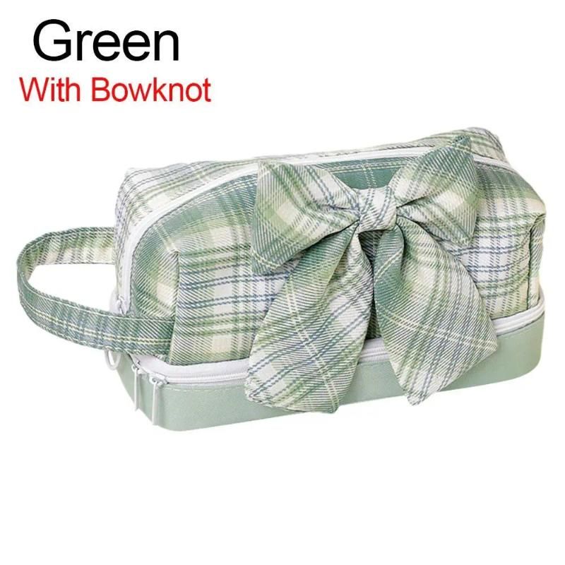 Green-with bowknot