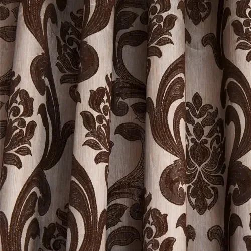 Brown Thick Curtain