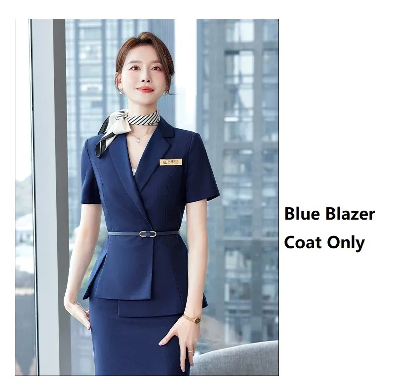 Blue Blazer Coat