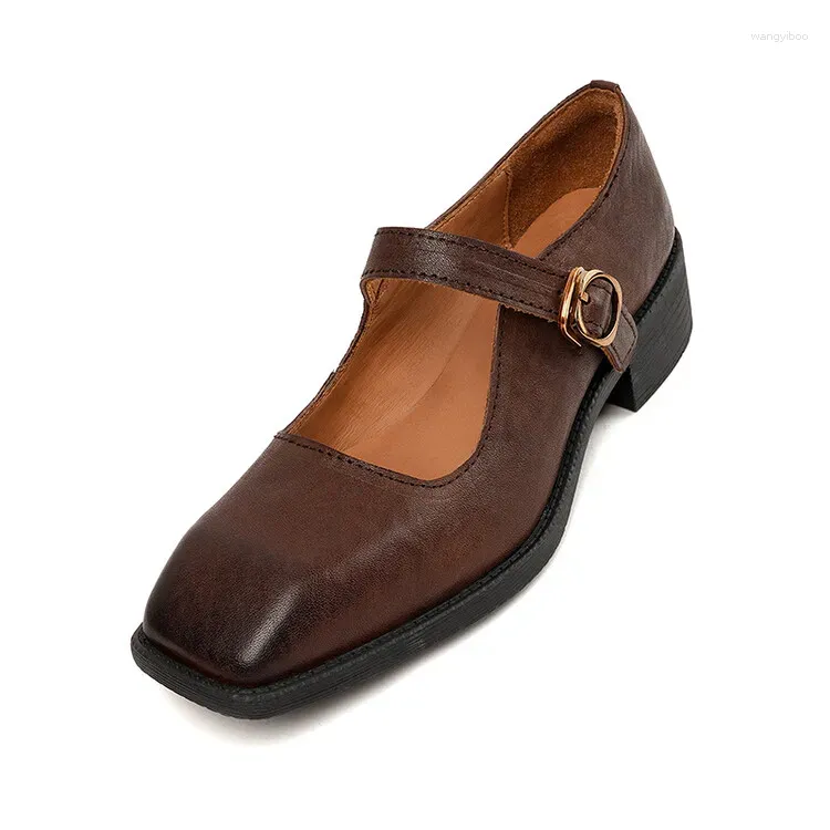 Brown Mary Jane Shoe